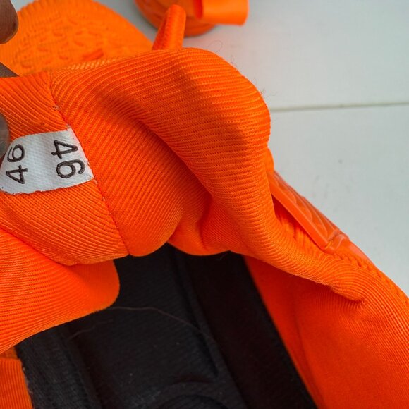 TSIODFO Mens Size EU 46 Orange Athletic Running Shoes Breathable Casual Sneakers - Picture 5 of 8